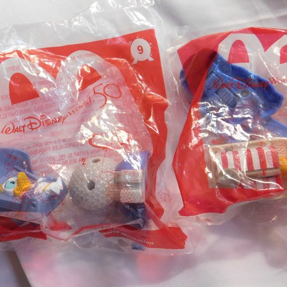 McDonald's Disney 50th Anniversary Toys Pluto and Daisy Duck NEW SEALED - Picture 1 of 5
